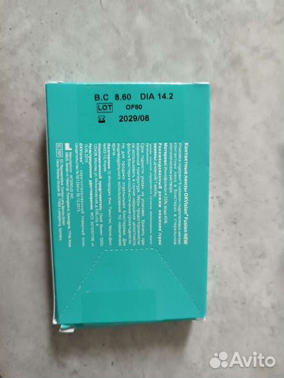 Контактные линзы Fusion new