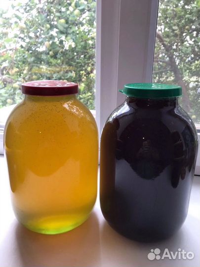 Мёд натуральный, разный