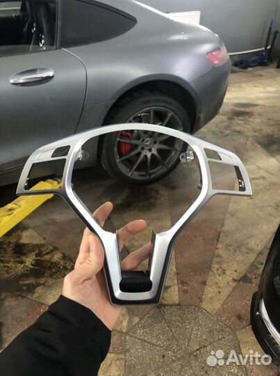 Накладка на руль mercedes w204