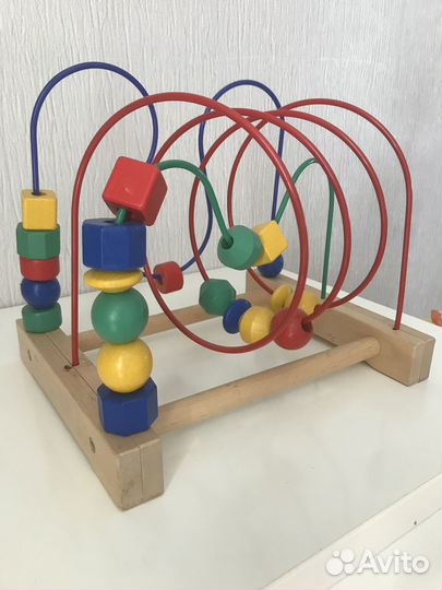 Комплект игрушек «Счеты и горка»