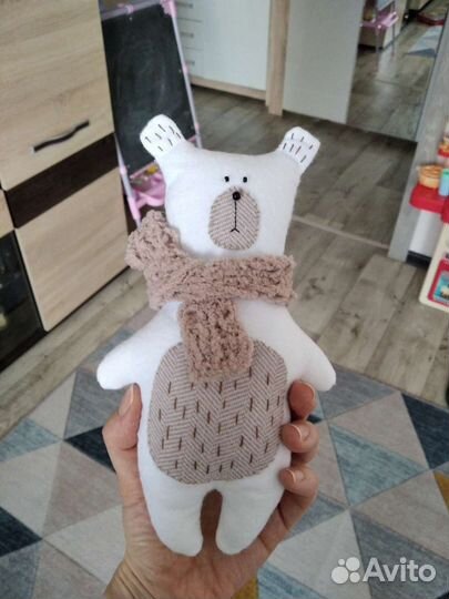 Мишка игрушка мягкая ручная работа