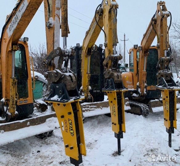 Гидромолот Exten R300 на минипогрузчик