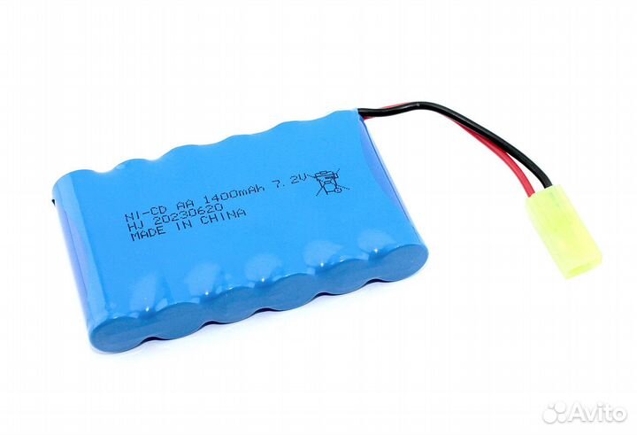 Аккумулятор Ni-Cd 7.2V 1400 mAh AA Flatpack Tamiya