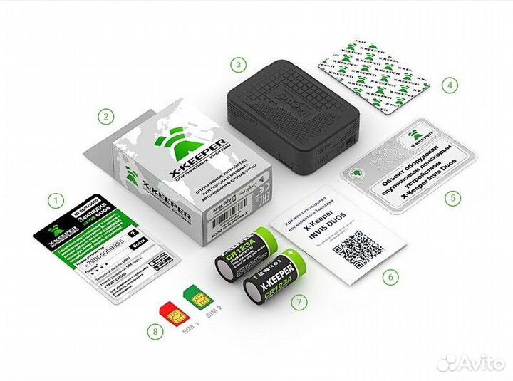 GPS Маяк противоугонный - X-Keeper Invis duos