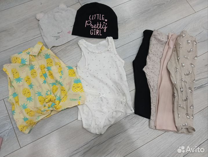 Пакет одежды для девочки 74-80