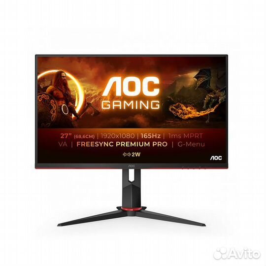 Монитор (27FullHD165Гц) AOC 27G2spae