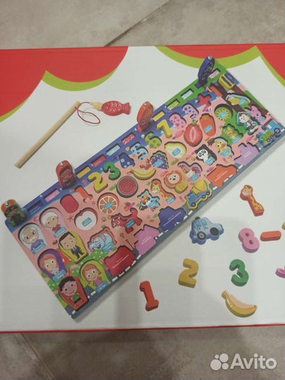 Новый игровой детский деревянный набор сортер