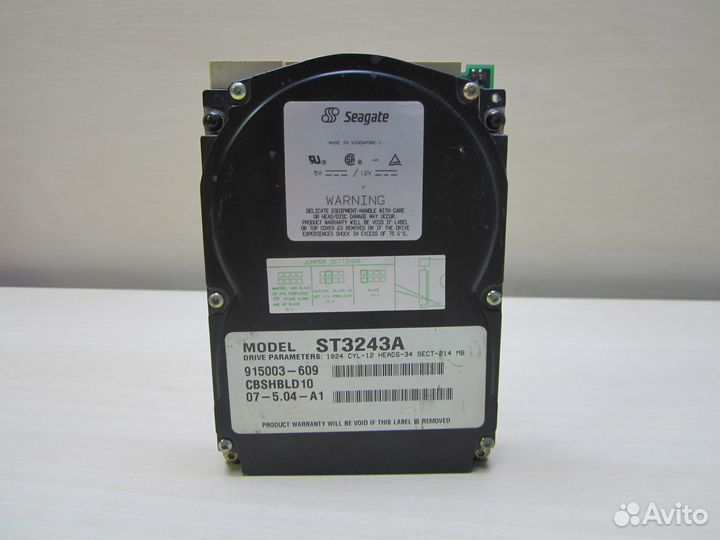 HDD Seagate ST3243A (214MB) IDE рабочий №18