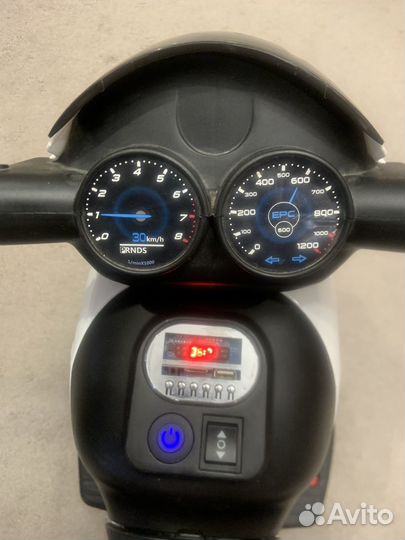 Детский электромотоцикл от 3 лет