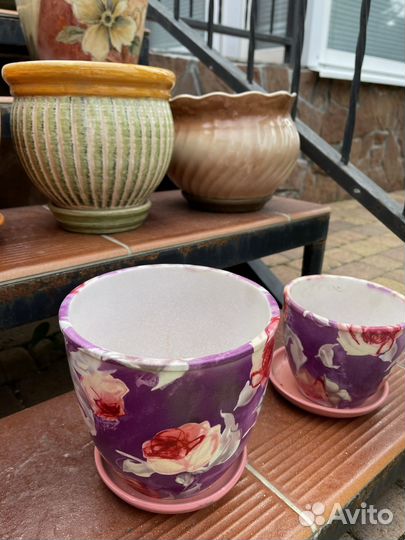 Керамические горшки