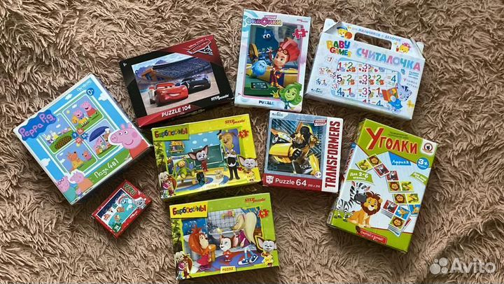Развивающие игры (пазлы,книги)