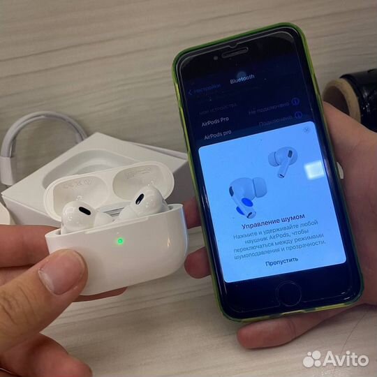 Наушники Apple airpods pro 2 Lux чехол(подарок)