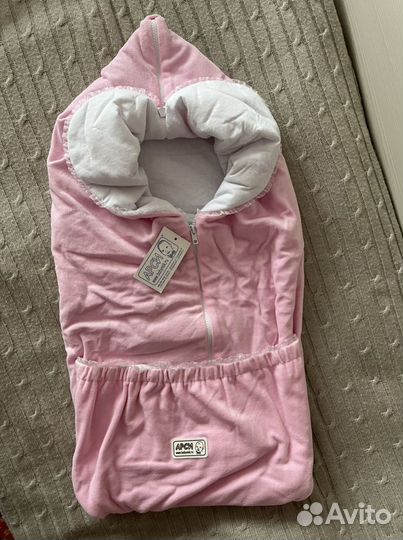 Одеяло трансформер конверт кокон для девочки новое