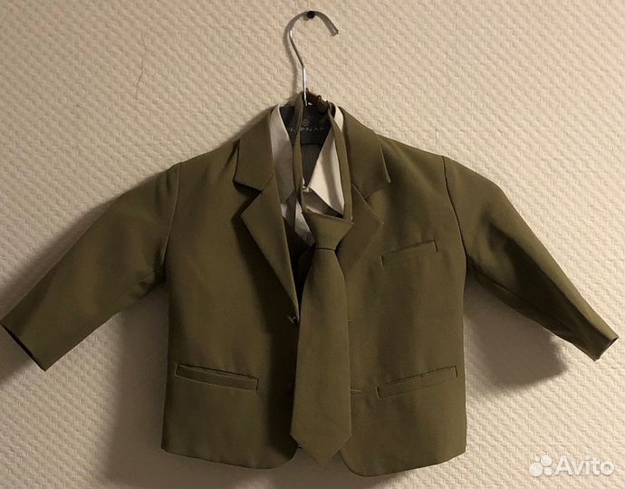 Пиджак жилет рубашка галстук на 1,5 - 2 года