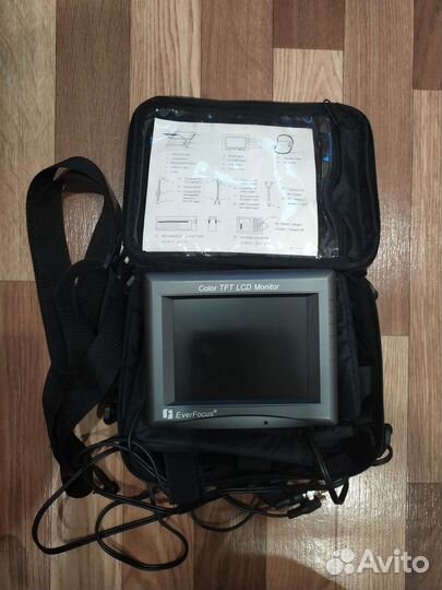 Монитор EverFocus EN-220 (настройка видеокамер)