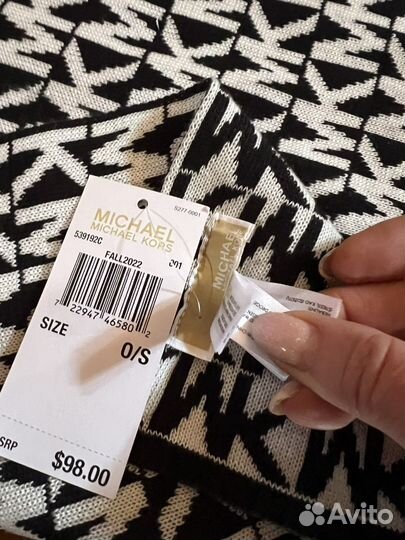 Michael kors шапка+шарф. Оригинал. Новый