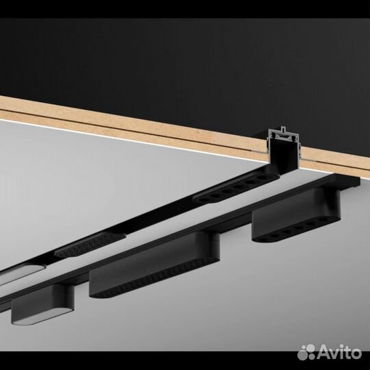 Шинопровод накладной низковольтный (заглушки в комплекте) Novotech Shino Smal 2 м 135196