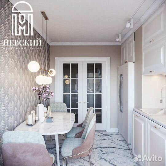 Кухонный гарнитур мдф с установкой