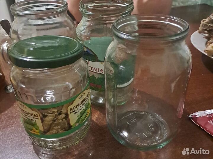 Банки стеклянные 1, 5 литра