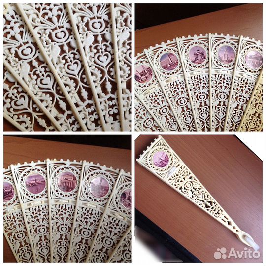 СССР Резной веер Ленинград