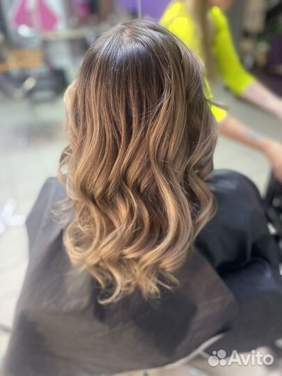 Сложное окрашивание волос air тач колорист