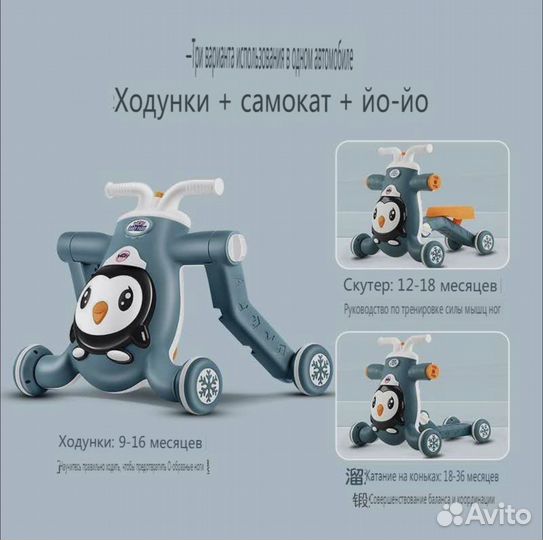 Толкатор 3 в 1