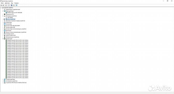 Игровой компьютер 12/24 ядра/ 1060 6 gb/ 600W