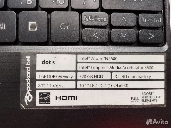 Нетбук Packard Bell