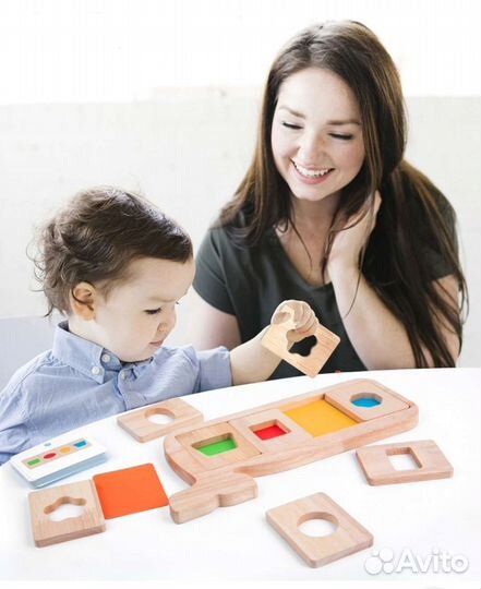 Развивающая логическая игрушка Рыбка новая