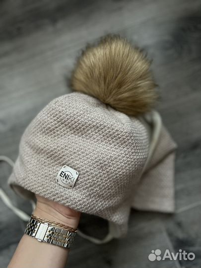 Зимний комплект шапка снуд