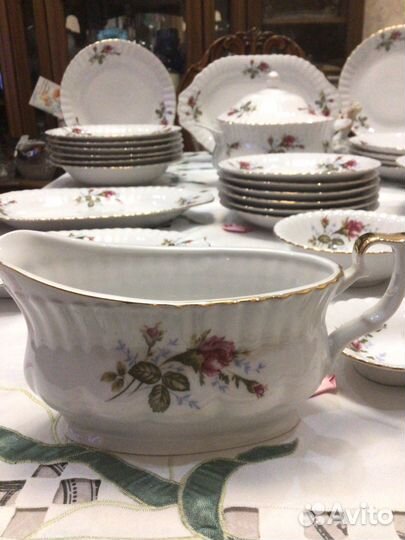 Сервиз столовый Шиповник Chodziez Польша СССР