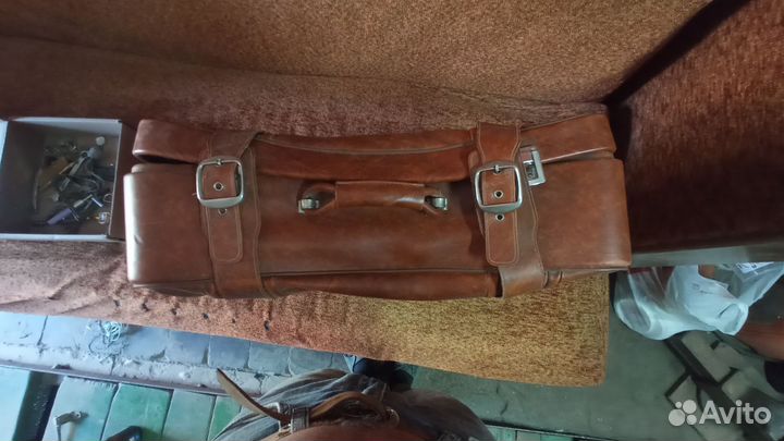Кожаный чемодан СССР