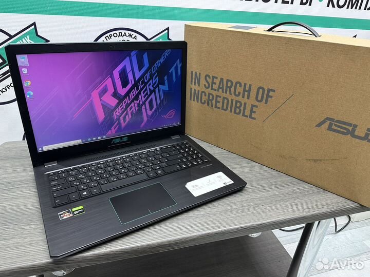 Мощный Asus TUF 8 ядер 8Gb DDR4 GTX1050 SSD+1000