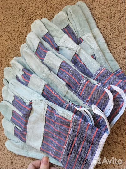Перчатки спилковые