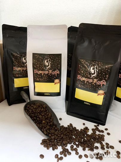 Свежеобжаренный кофе в зернах оптом