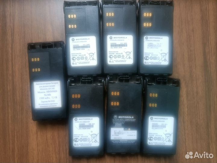Аккумуляторы батареи для раций Motorola
