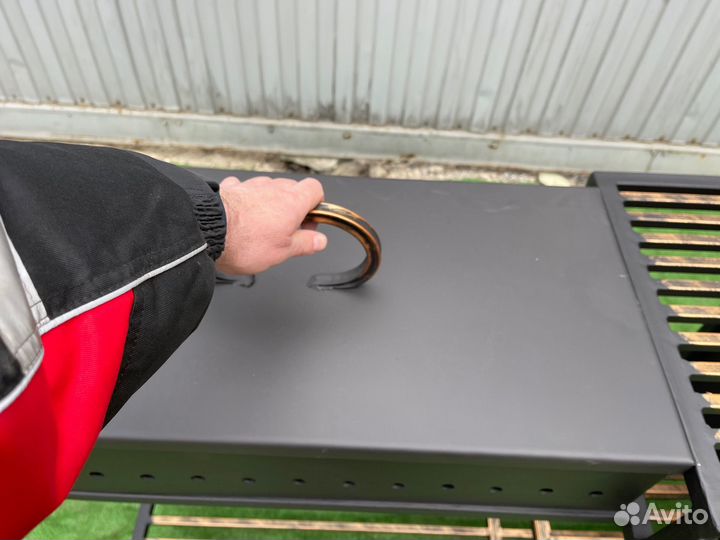 Мк75-45 Крышка на мангал загиб с двух сторон