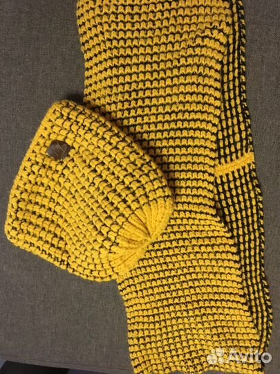 Шапка и шарф женский