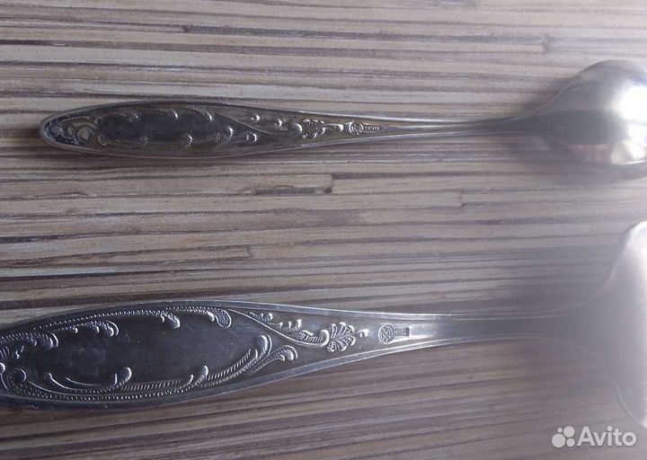 Ложки, лопатка мельхиоровые