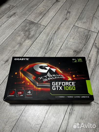 Видеокарта gtx 1060 6gb gigabyte xtreme gaming