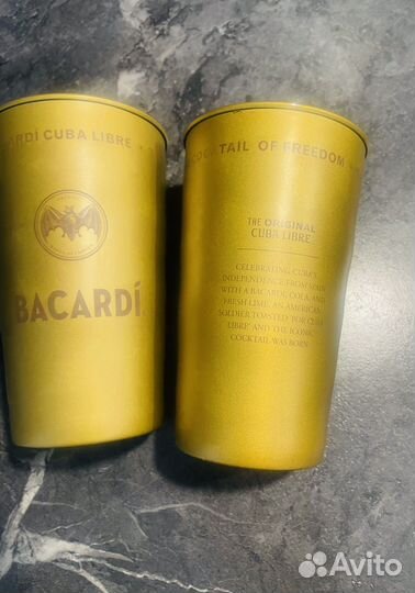 Стаканы бокалы bacardi