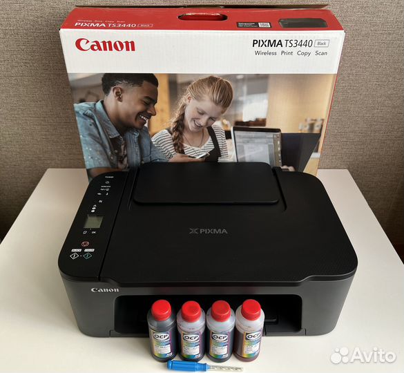 Мфу струйное Canon pixma TS3440 с Wi-Fi