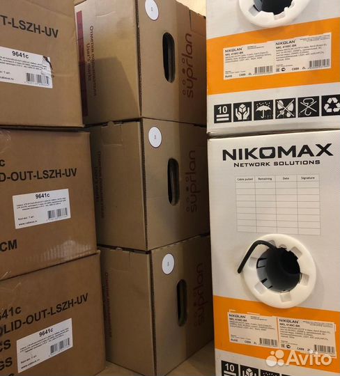 Кабель витая пара UTP категория 6 nikolan