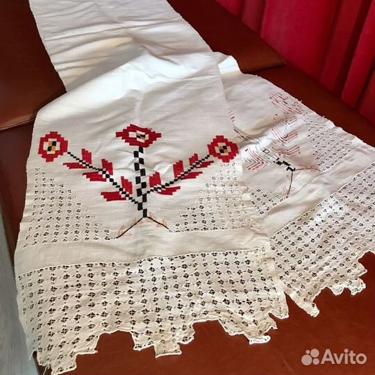 Рушник на икону, свадебный антикварный