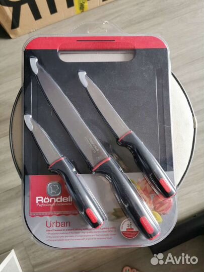 Набор ножей с доской Rondell