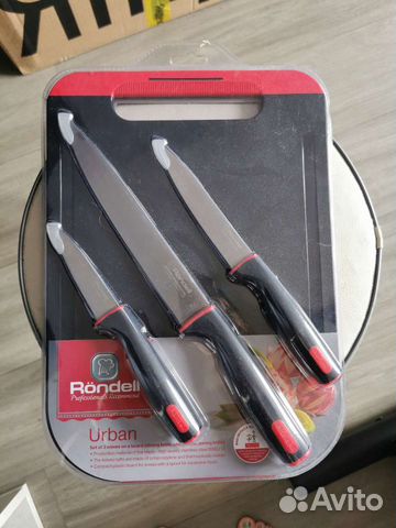 Набор ножей с доской Rondell