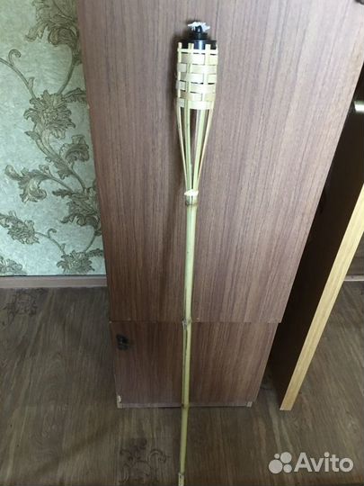 Факел,ночник,светлый,бамбуковый
