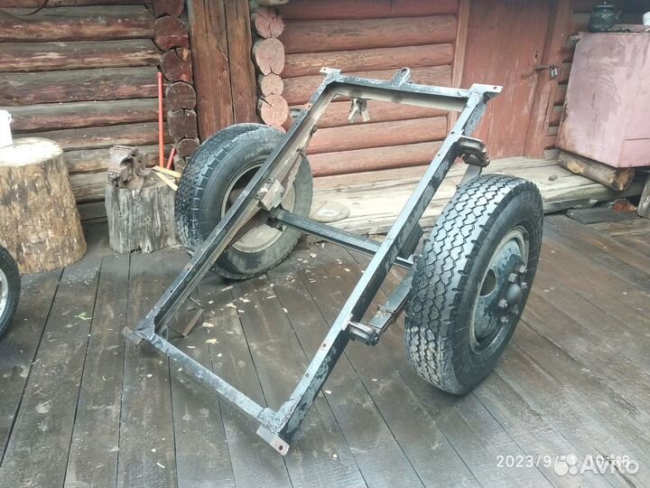 Прицеп (платформа) одноосный для трактора