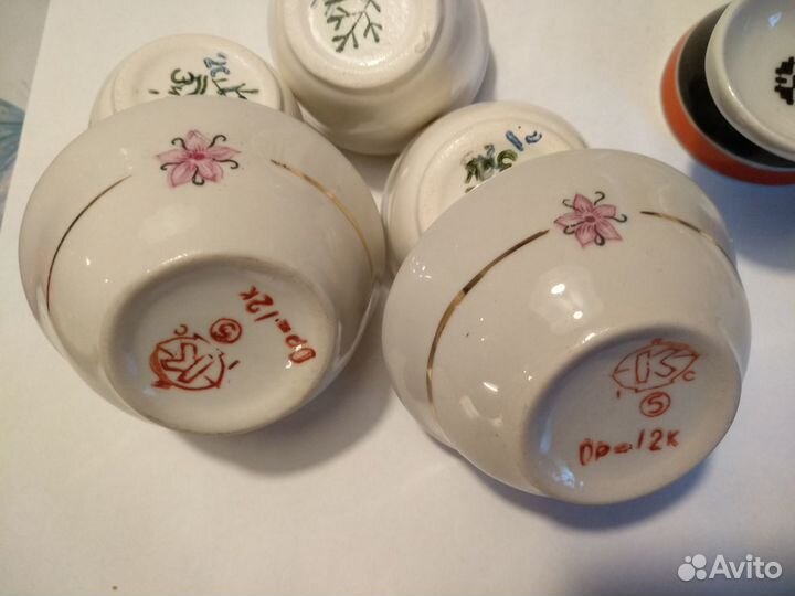 Солонки, горчичницы с крышками современные и СССР