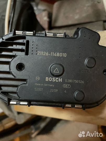 Дроссельная заслонка приора,гранта,нива шевролет